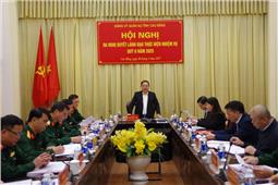 Đảng ủy Quân sự tỉnh Cao Bằng ra nghị quyết lãnh đạo thực hiện nhiệm vụ quý 2 năm 2025